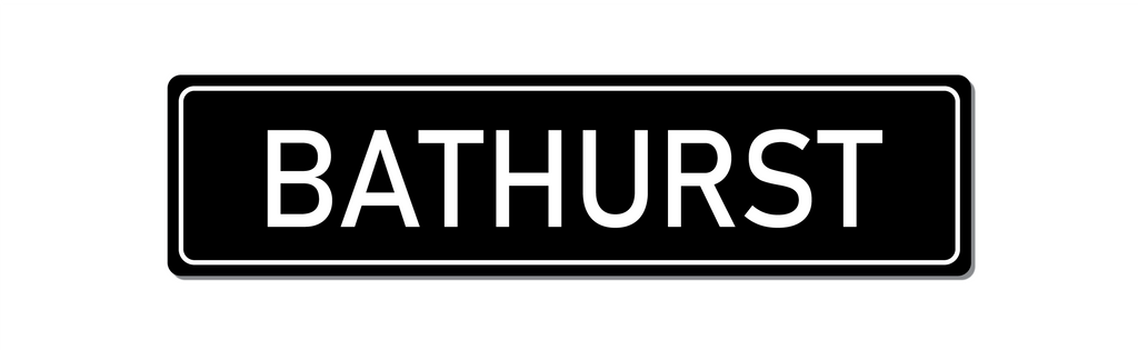 Personalised Novelty Bathurst Street Sign - VWPrintCo