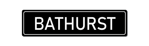 Metal Sign - Personalised Bathurst Street Sign - Change The Text To Suit Your Needs - VWPrintCo