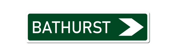 Metal Street Sign - Personalised Directional Arrow Sign - Change The Text To Suit Your Needs - VWPrintCo